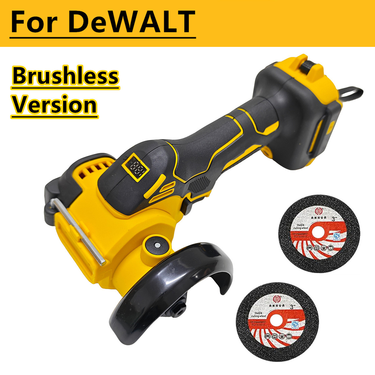 Brushless Angle Grinder Battery Powered - Amoladora angular sin escobillas de 3