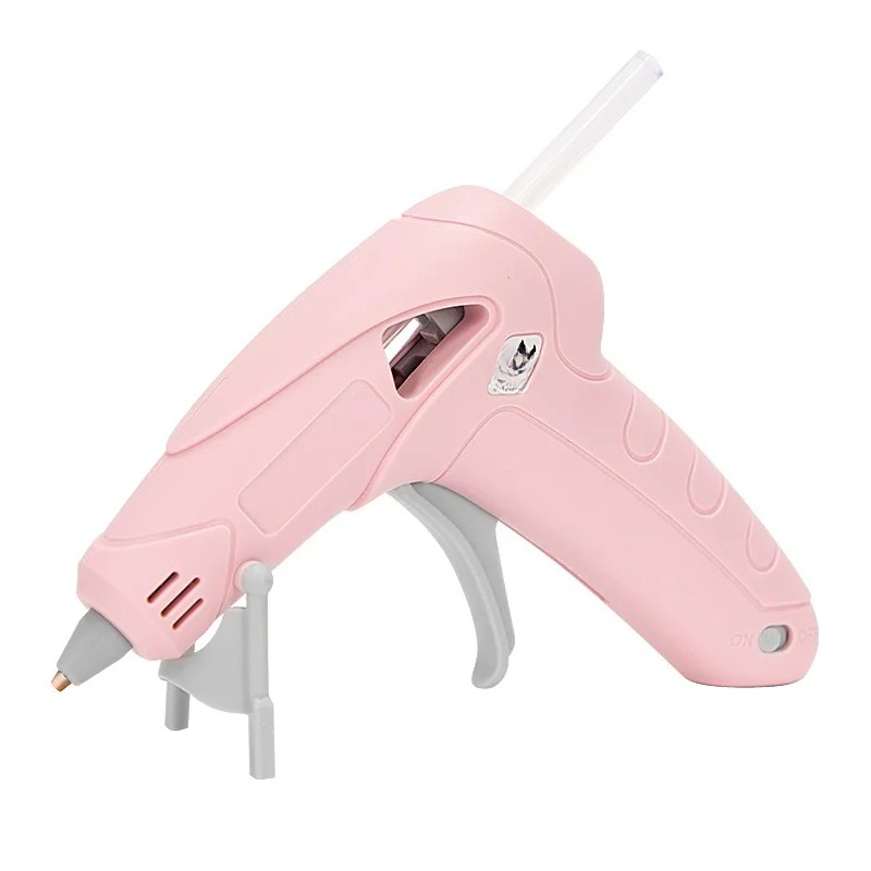 Hot Melt Glue Gun Cordless - Pistola de pegamento eléctrica, carga recargable