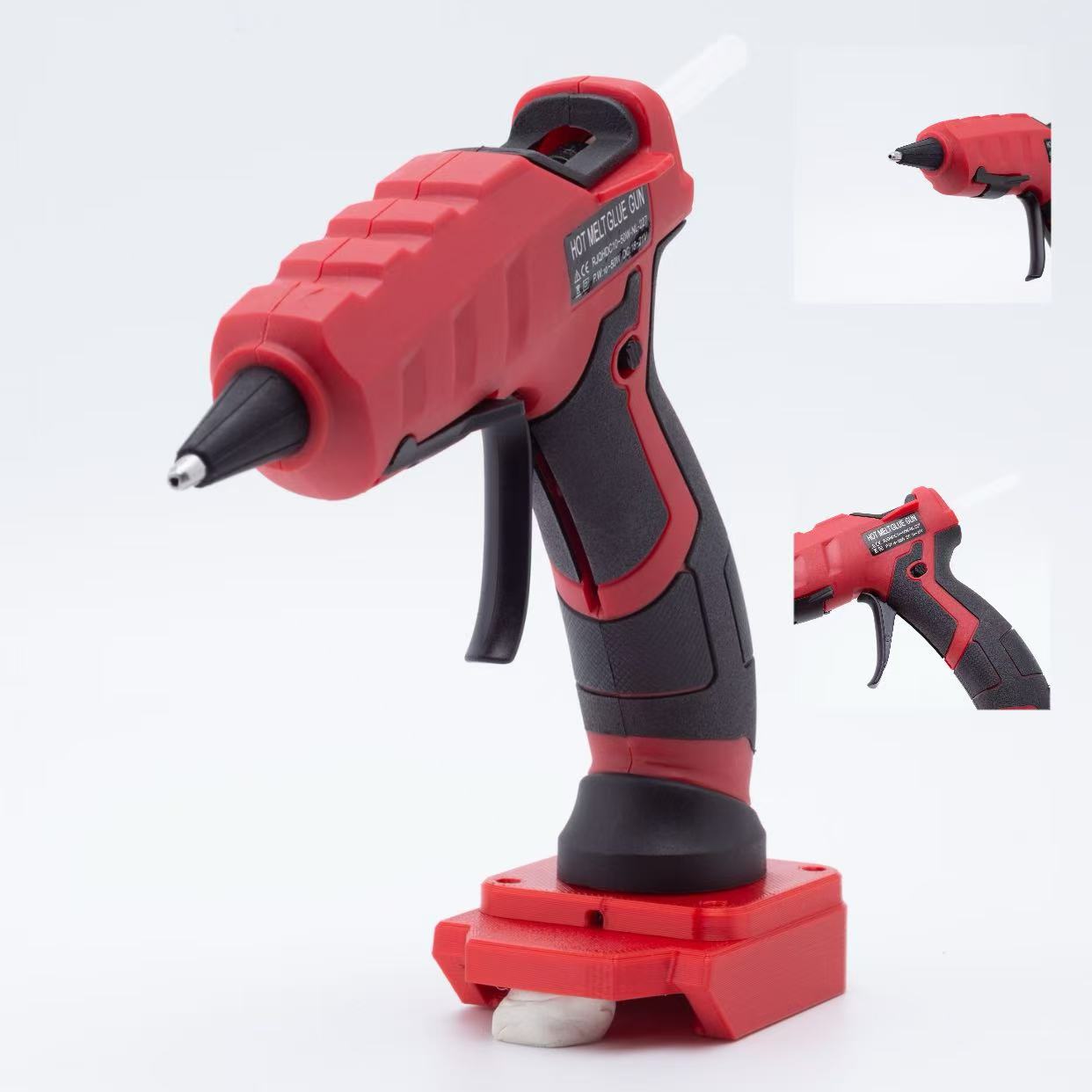 Hot Melt Glue Gun Cordless - Pistola de Pegamento Caliente Inalámbrica de