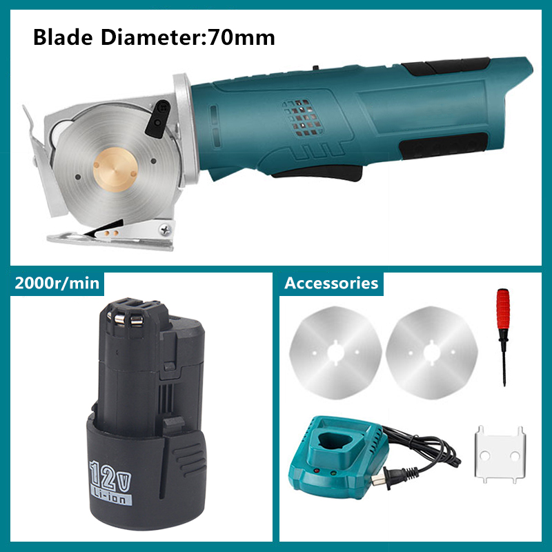Cordless Rotary Tool Kit Accessories - Tijeras redondas eléctricas inalámbricas, cortador de