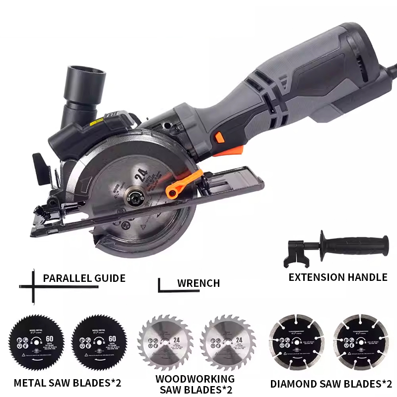 Mini Table Saw For Woodworking - Sierra Circular Multifuncional con Guía Láser