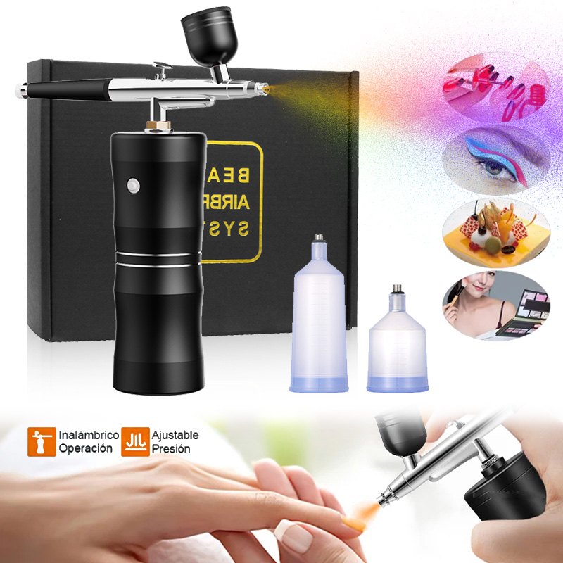 Airbrush Kit With Mini Compressor - Mini Kit de compresor de aire