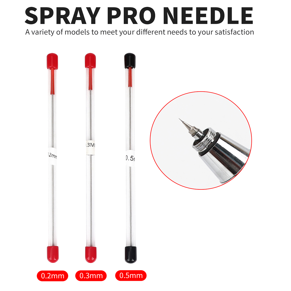 Juego de 3 uds de boquilla de  - Airbrush Kit With Mini Compressor reseña y precio