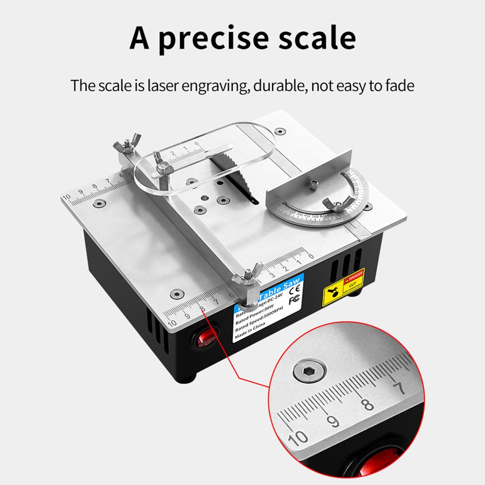 Máquina de corte de decoración - Mini Table Saw For Woodworking reseña y precio