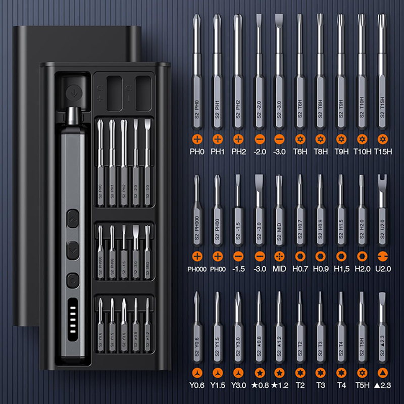 Juego de destornilladores eléc - Electric Screwdriver Rechargeable Usb reseña y precio