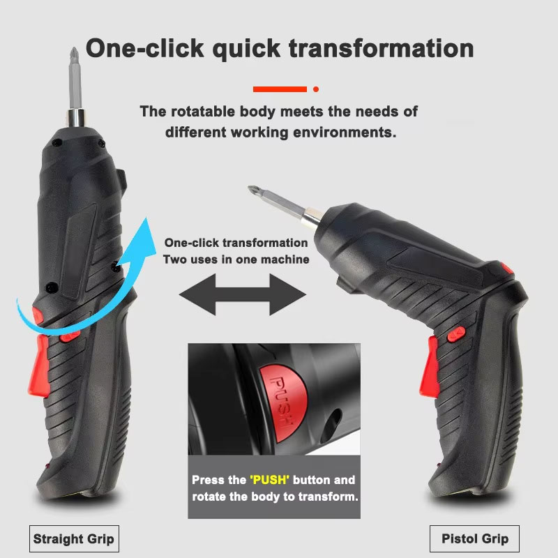 Juego de destornilladores eléc - Electric Screwdriver Rechargeable Usb reseña y precio