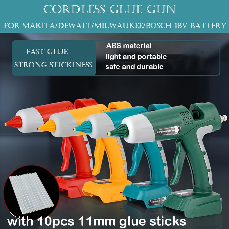 Pistola de pegamento termofusi - Hot Melt Glue Gun Cordless reseña y precio