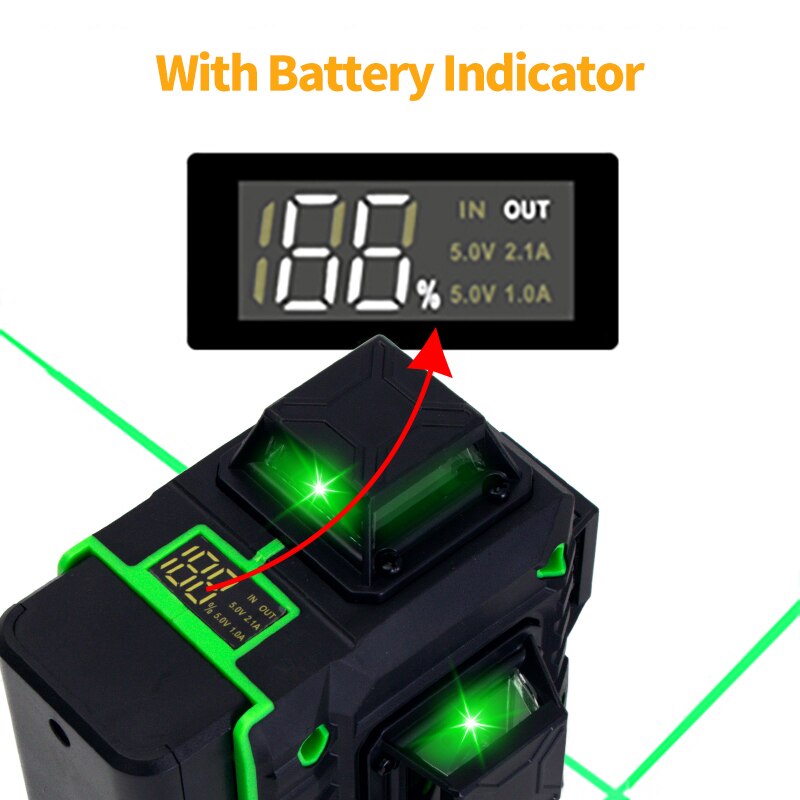 FeidsiDE 16/12 líneas 4D/3D ni - Laser Level 16 Lines 4D Green reseña y precio