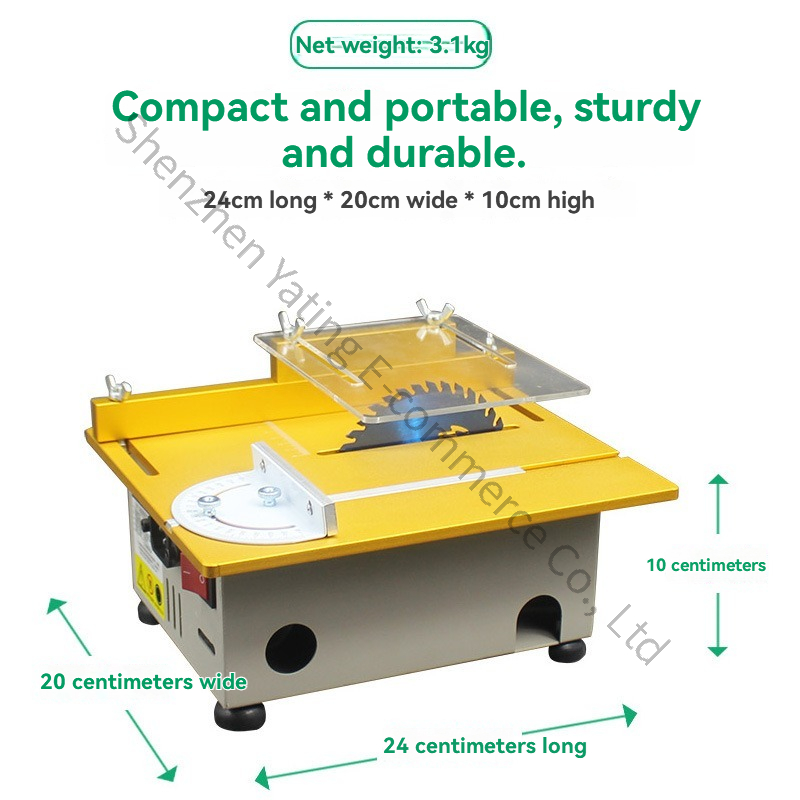 Sierra de Mesa Eléctrica, Mini - Mini Table Saw For Woodworking reseña y precio
