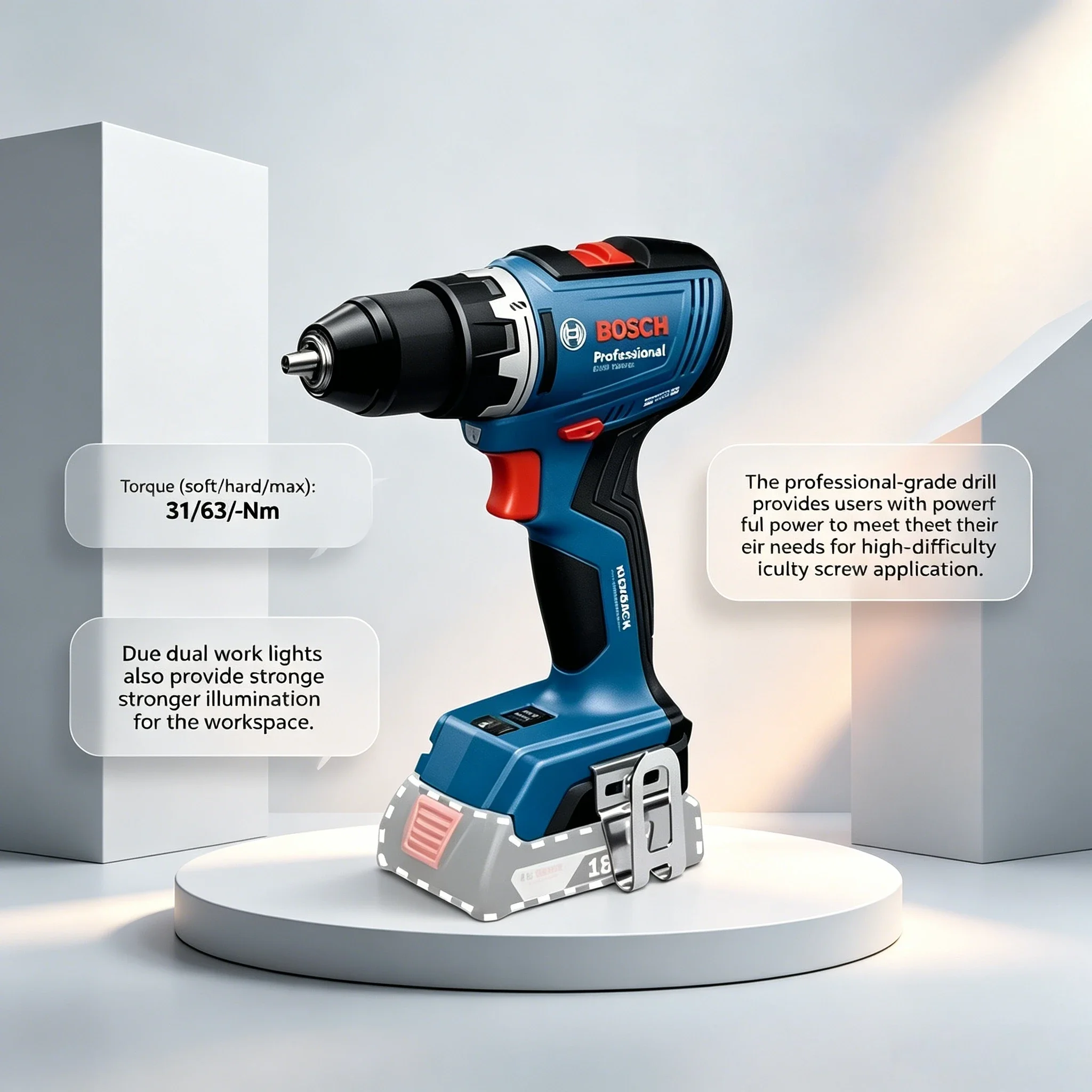 Taladro Inalámbrico Bosch GSR  - Brushless Cordless Electric Drill 18V reseña y precio