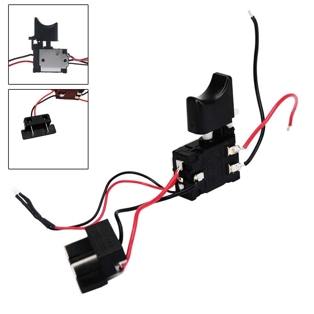 Interruptor de gatillo de tala - Brushless Cordless Electric Drill 18V reseña y precio