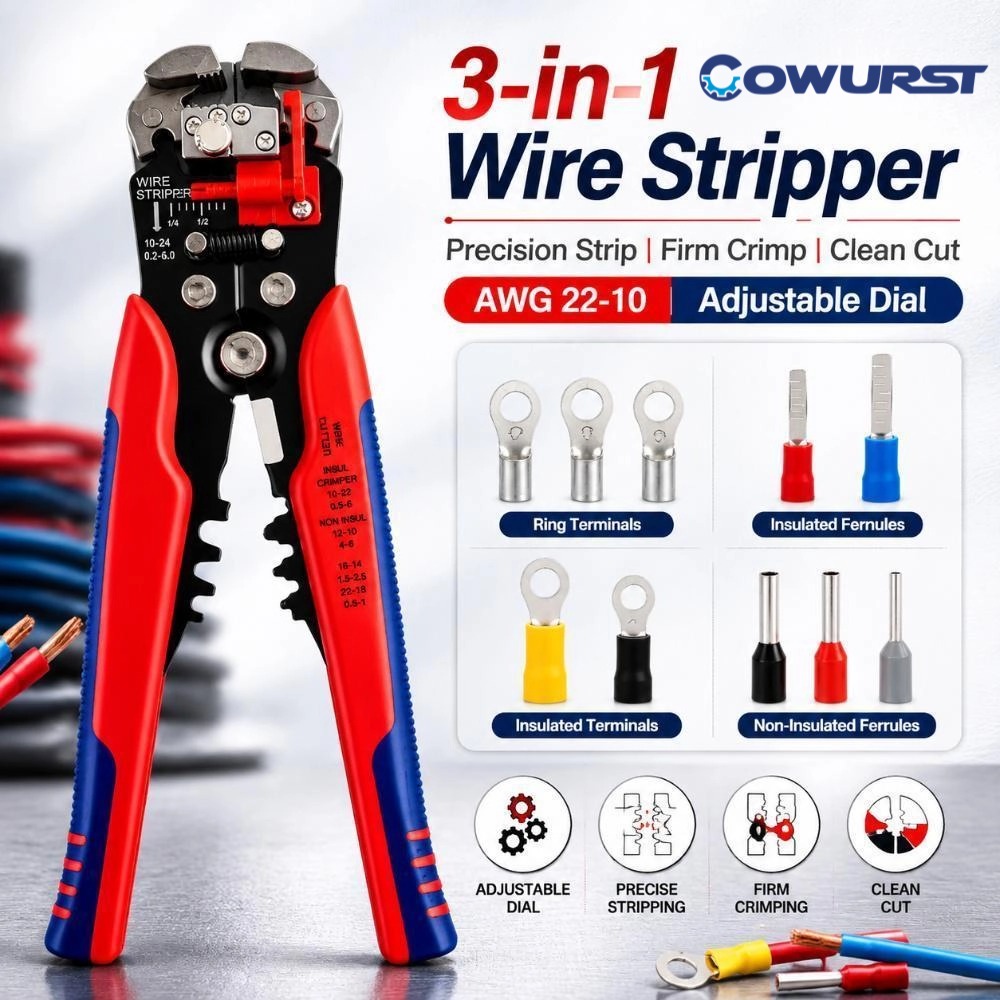 Alicates Multifuncionales 3 en - Automatic Wire Stripper Cutter reseña y precio