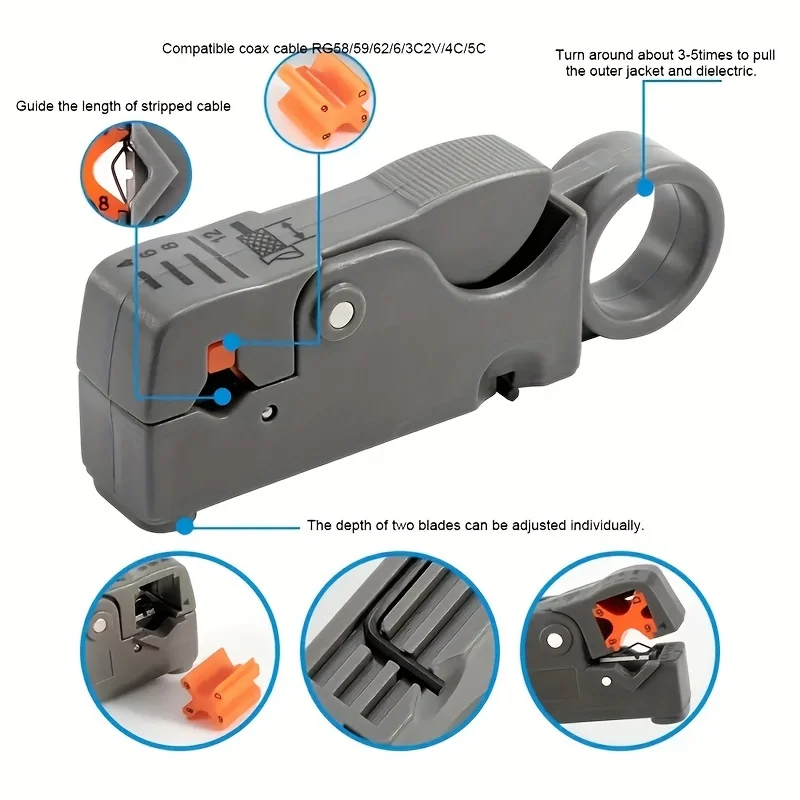 Alicates pelacables automático - Automatic Wire Stripper Cutter reseña y precio