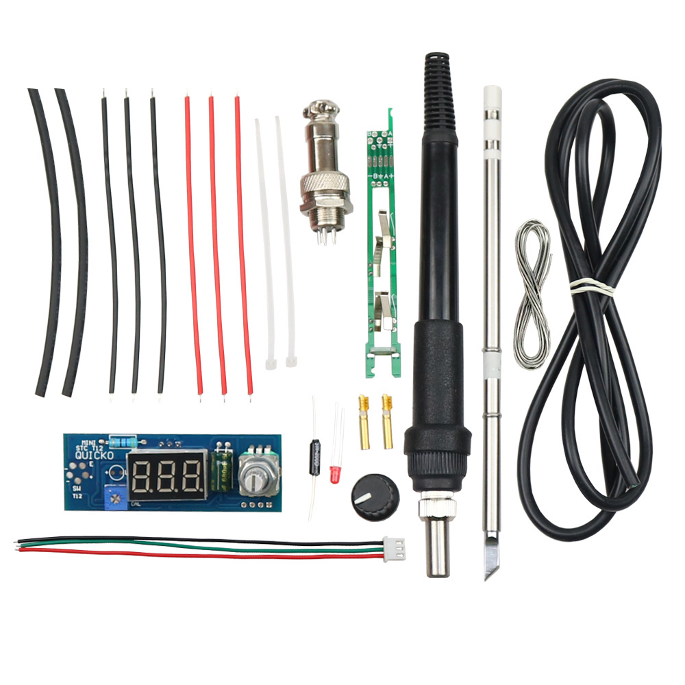 Kits de bricolaje de hierro pa - Digital Soldering Station T12 reseña y precio