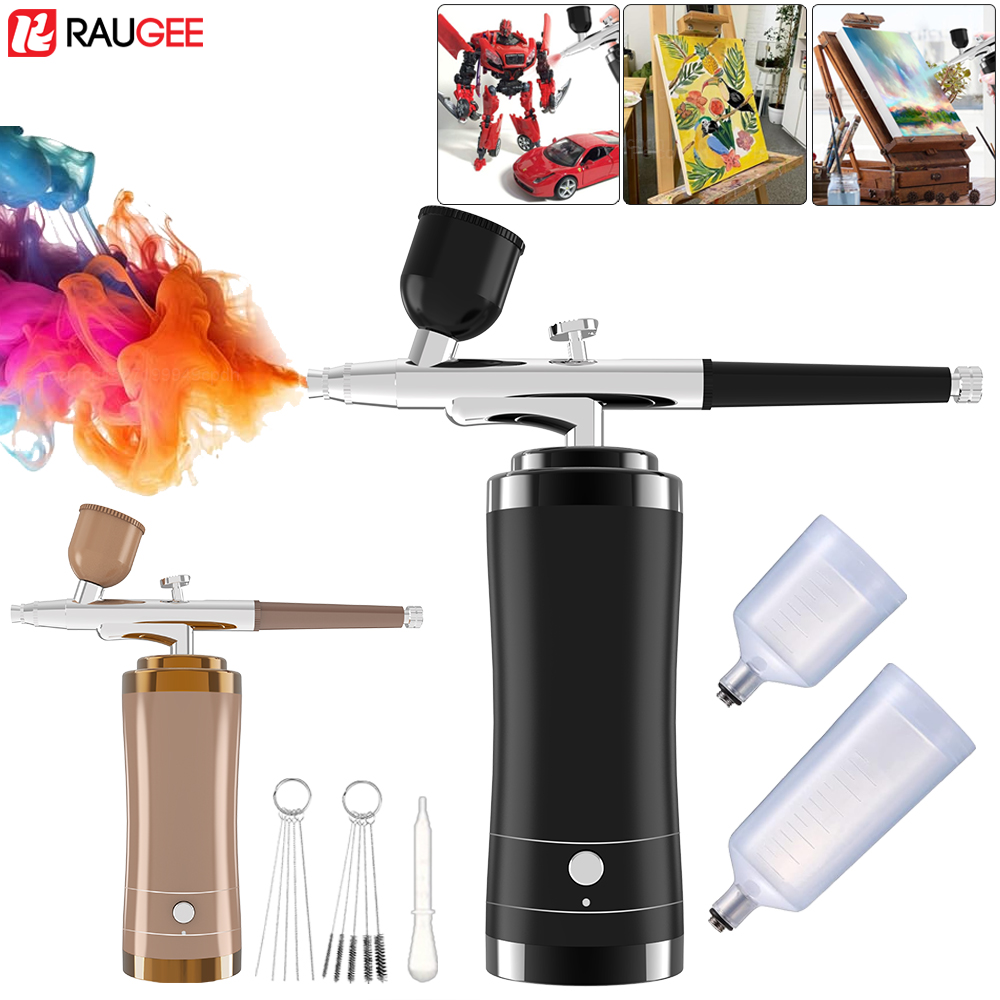Kit de aerógrafo inalámbrico c - Airbrush Kit With Mini Compressor reseña y precio