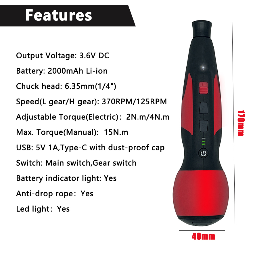 Mini destornillador eléctrico  - Electric Screwdriver Rechargeable Usb reseña y precio
