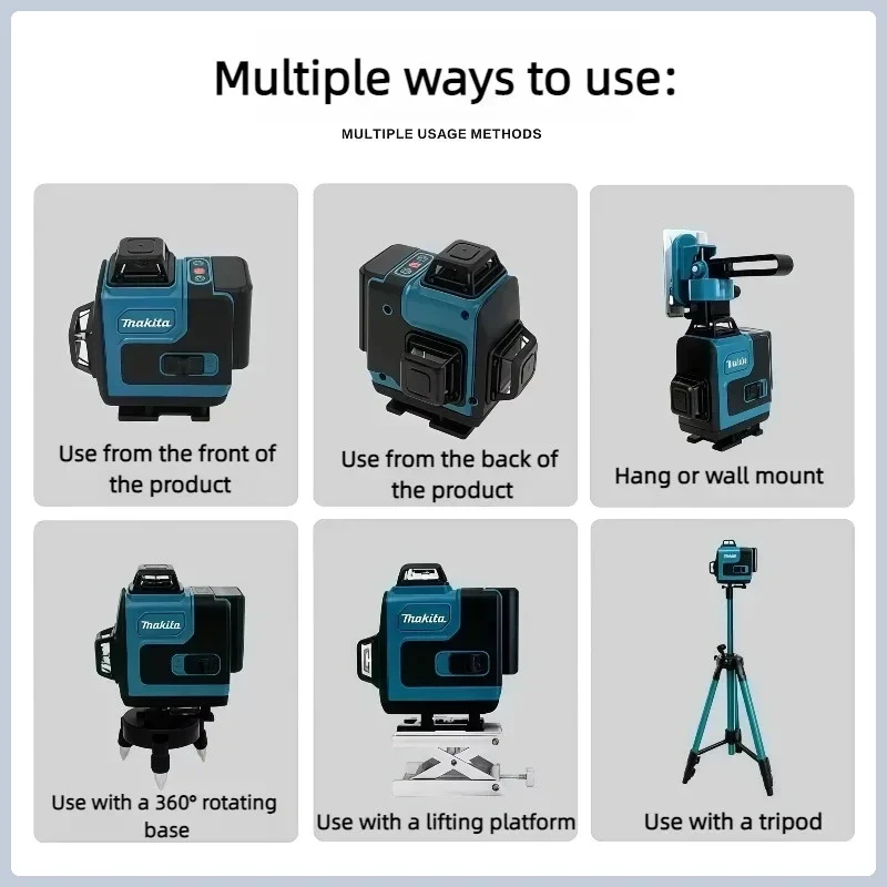 Batería Makita de 4.0Ah Máx. 4 - Laser Level 16 Lines 4D Green reseña y precio