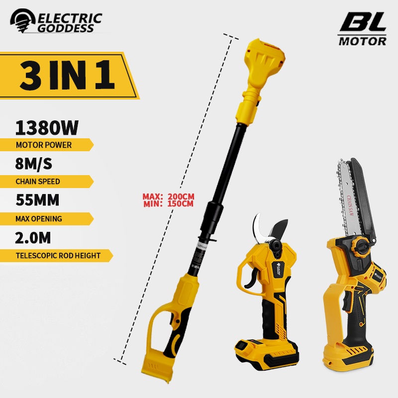 Motosierra eléctrica sin escob - Mini Electric Chainsaw 6 Inch reseña y precio