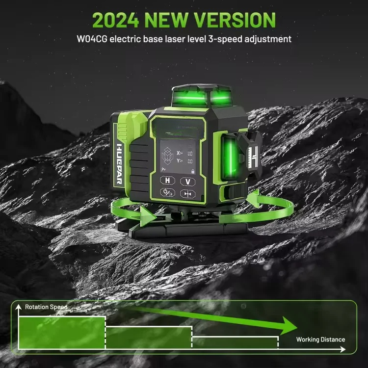 W04CG 4D 16 líneas haz verde a - Laser Level 16 Lines 4D Green reseña y precio