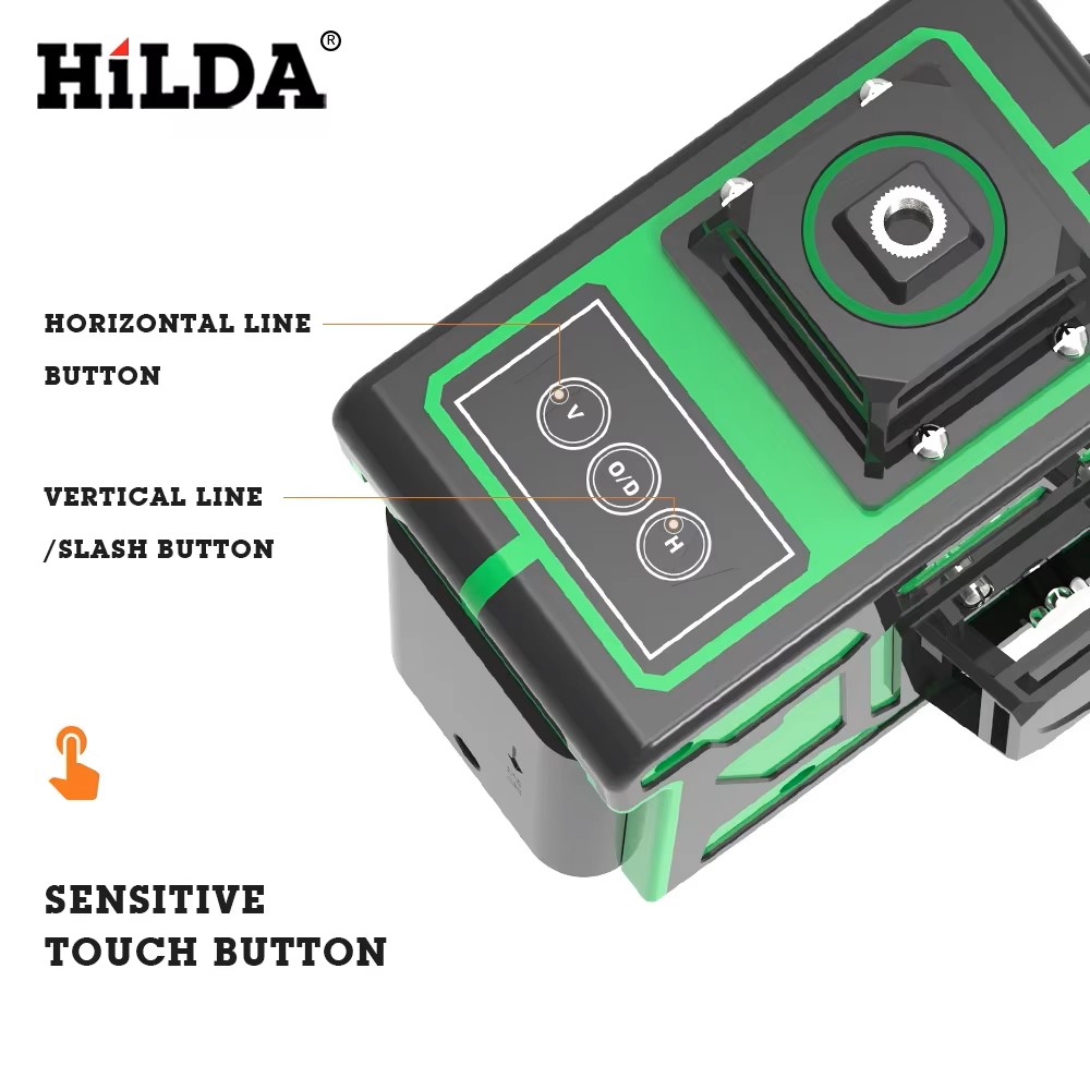 Nivel Láser HILDA 16/12 Líneas - Laser Level 16 Lines 4D Green reseña y precio