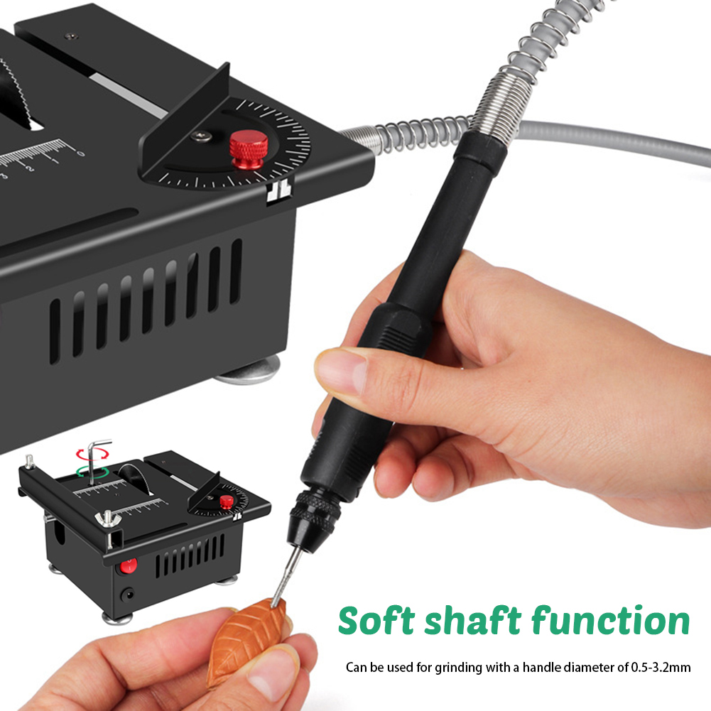 Guía de corte de Sierra de mes - Mini Table Saw For Woodworking reseña y precio