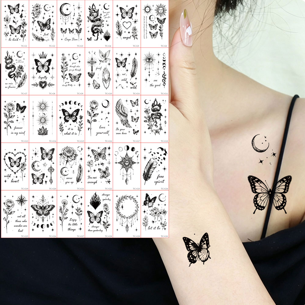 30 pegatinas de tatuajes imper - Hand Tools reseña y precio