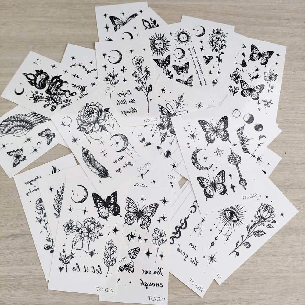 30 pegatinas de tatuajes imper - Hand Tools reseña y precio