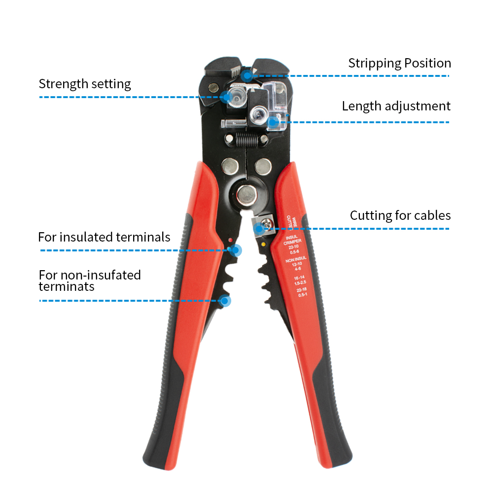Alicates Profesionales Automát - Automatic Wire Stripper Cutter reseña y precio