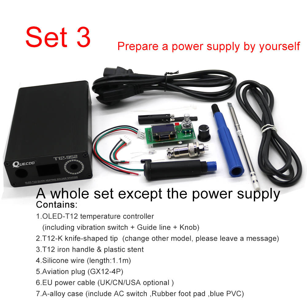 Estación de soldadura T12 STC- - Digital Soldering Station T12 reseña y precio