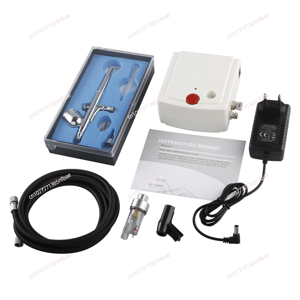 Kit de Compresor de Aerógrafo  - Airbrush Kit With Mini Compressor reseña y precio