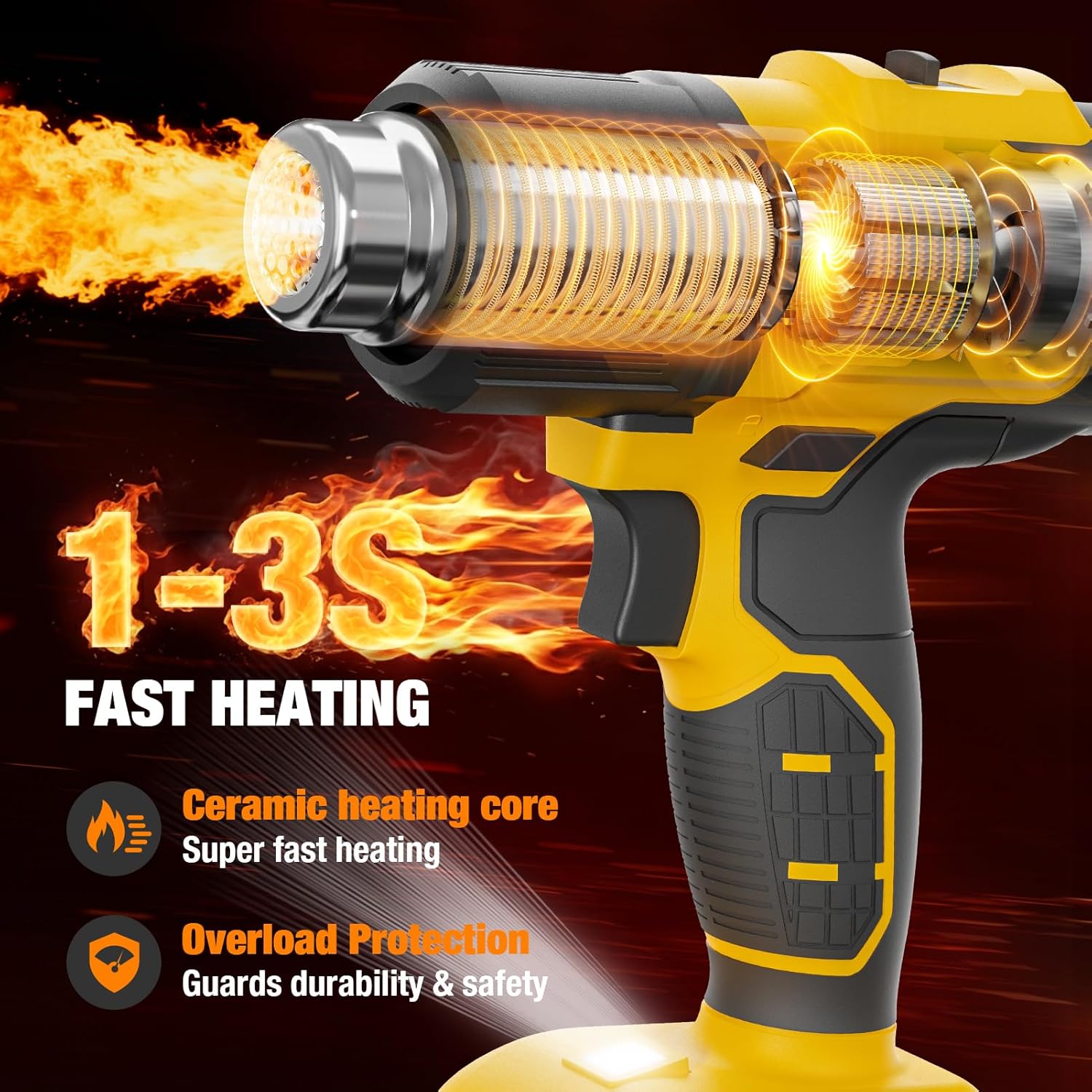 Pistola de Calor Inalámbrica C - Cordless Heat Gun For Shrink Tubing reseña y precio