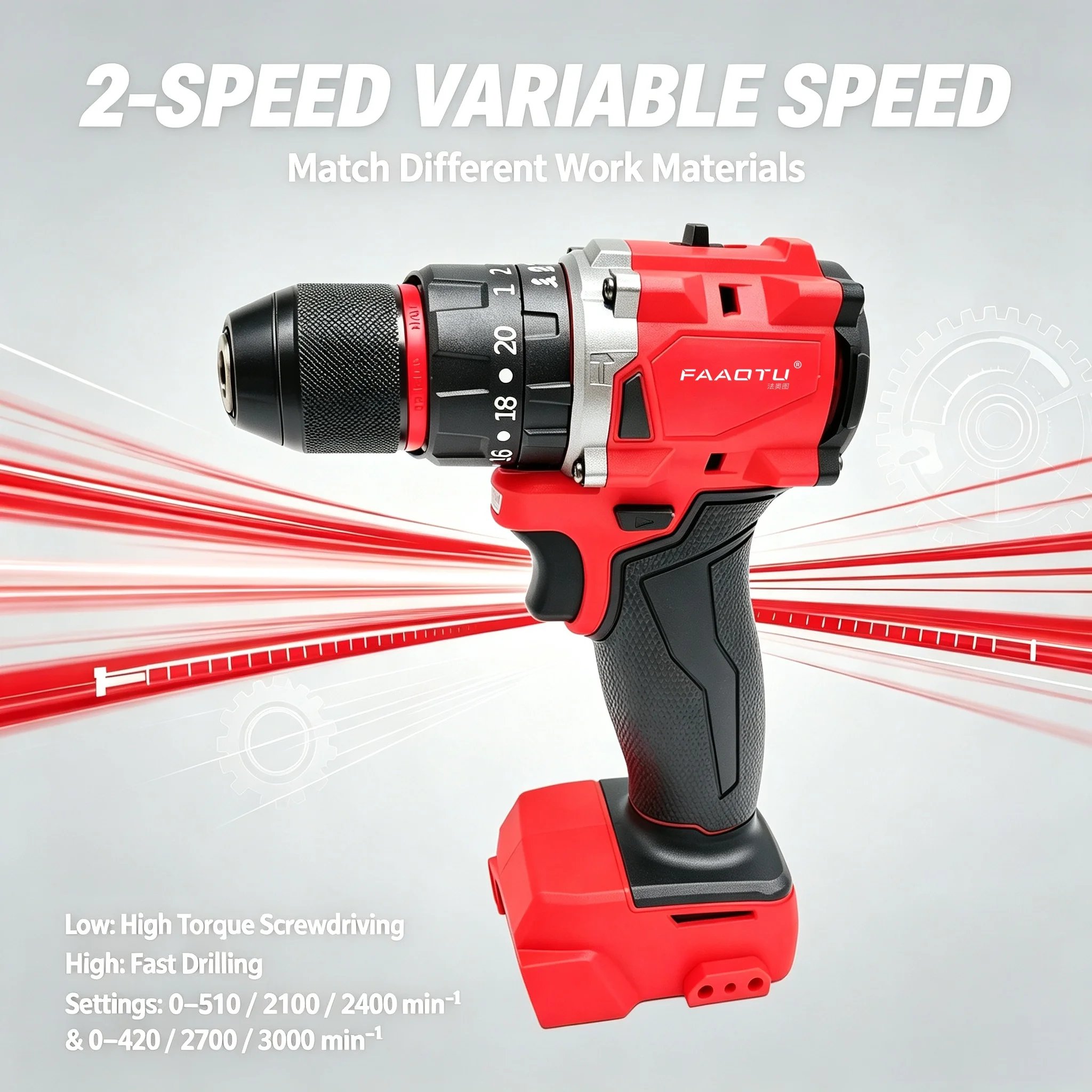 Taladro percutor inalámbrico s - Brushless Cordless Electric Drill 18V reseña y precio